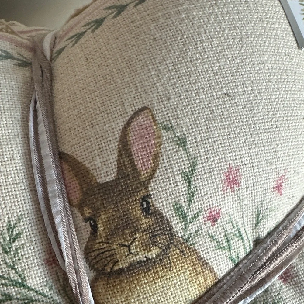 Lilian August French Farmhouse Easter 🐣 Bunny Duck Chick 🐥 Pillows Set of 3 NEW!